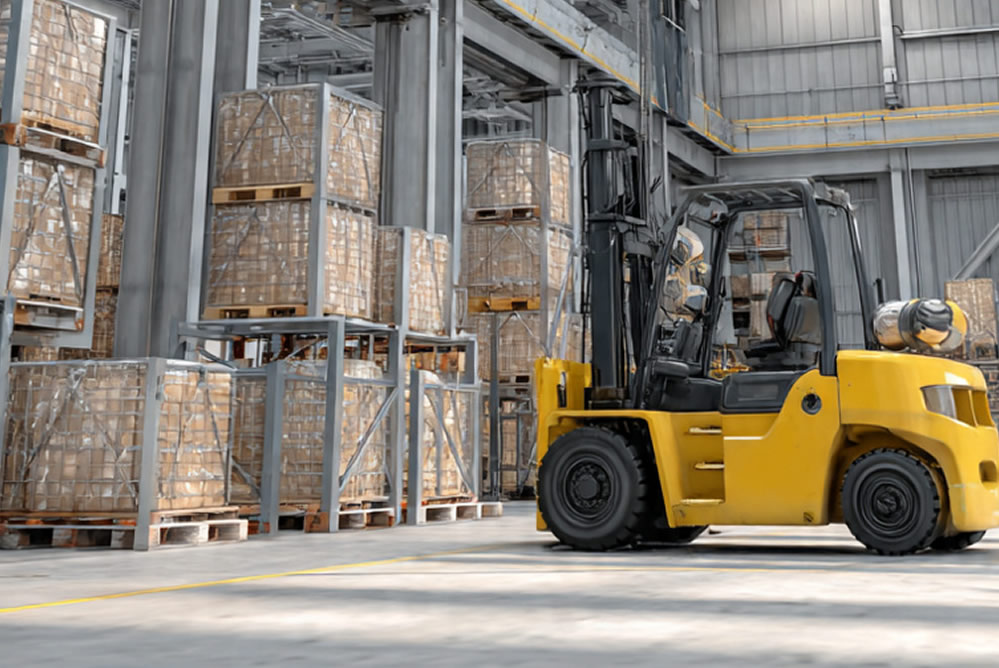 Ponte Rolante e Empilhadeira